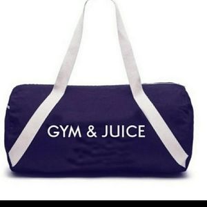 Gym & Juice Denim Cotton Duffle Bag